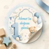 1 Yaş Doğum Günü Erkek Sticker